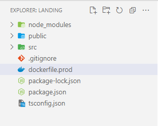 Create the file with the new file icon the most left icon at the top