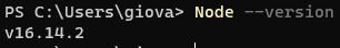 Node-Version